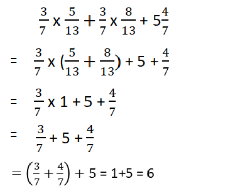 phép tính phân số